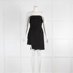 Zimmerman Black Sparkle Strapless Mini Dress