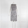 Bottega Veneta Grey Print Smock Sleeveless Dress