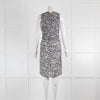 Bottega Veneta Grey Print Smock Sleeveless Dress