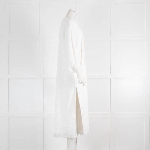 Zimmermann Ivory Alight Toweling Midi Dress