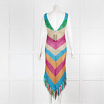 Dodo Bar Or Dmitri Lurex Multicoloured Dress