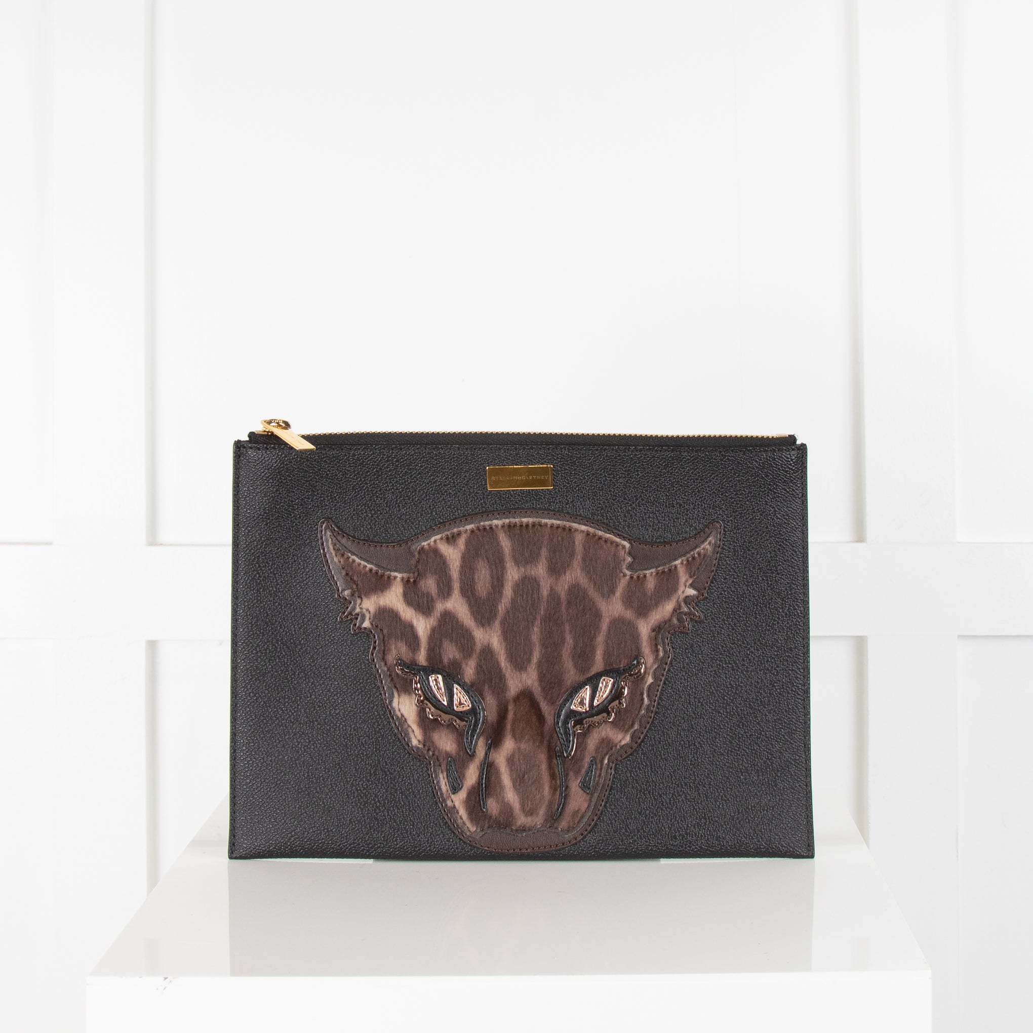 Stella McCartney Cheetah Face Clutch – Phoenix Style