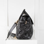 Mulberry Black Cara Delevingne Convertible Quilted Bag