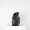 Valentino Garavani Black  Rockstud Large Spike Bag With Extra Shoulder Strap