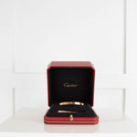 Cartier 18k Rose Gold 4 Diamond Love Bangle