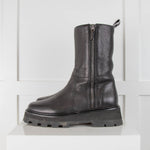Jimmy Choo Back Leather Bayu Flat Boots