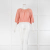 Loup Charmant Pink Cotton Crop Top