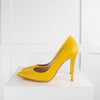 Gianvitto Rossi Yellow Court Shoes