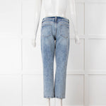 Frame Le High Straight Pale Blue Jeans