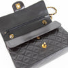 Chanel Black Lambskin Classic Flap Shoulder Bag