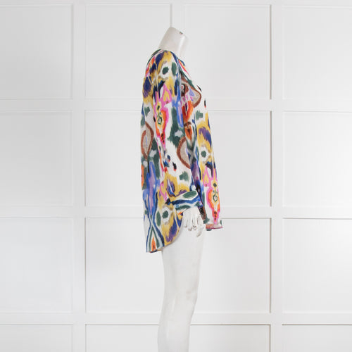 Mirto Multicoloured Silk Blouse