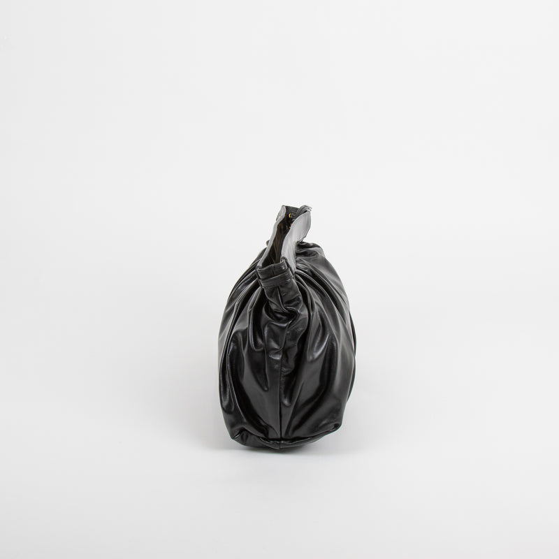 Isabel Marant Black Luz  Leather Clutch Bag