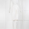Fabiana Filippi White Textured Tulip Skirt