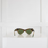 Victoria Beckham Dark Green and Tortoiseshell Sunglasses