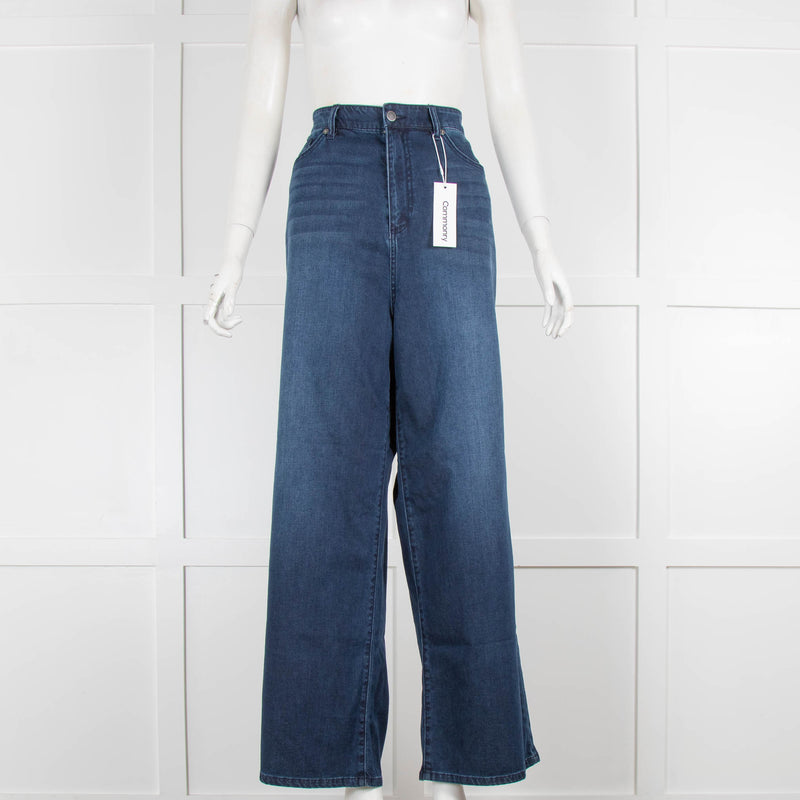 Commonry Blue Wide Leg Jeans