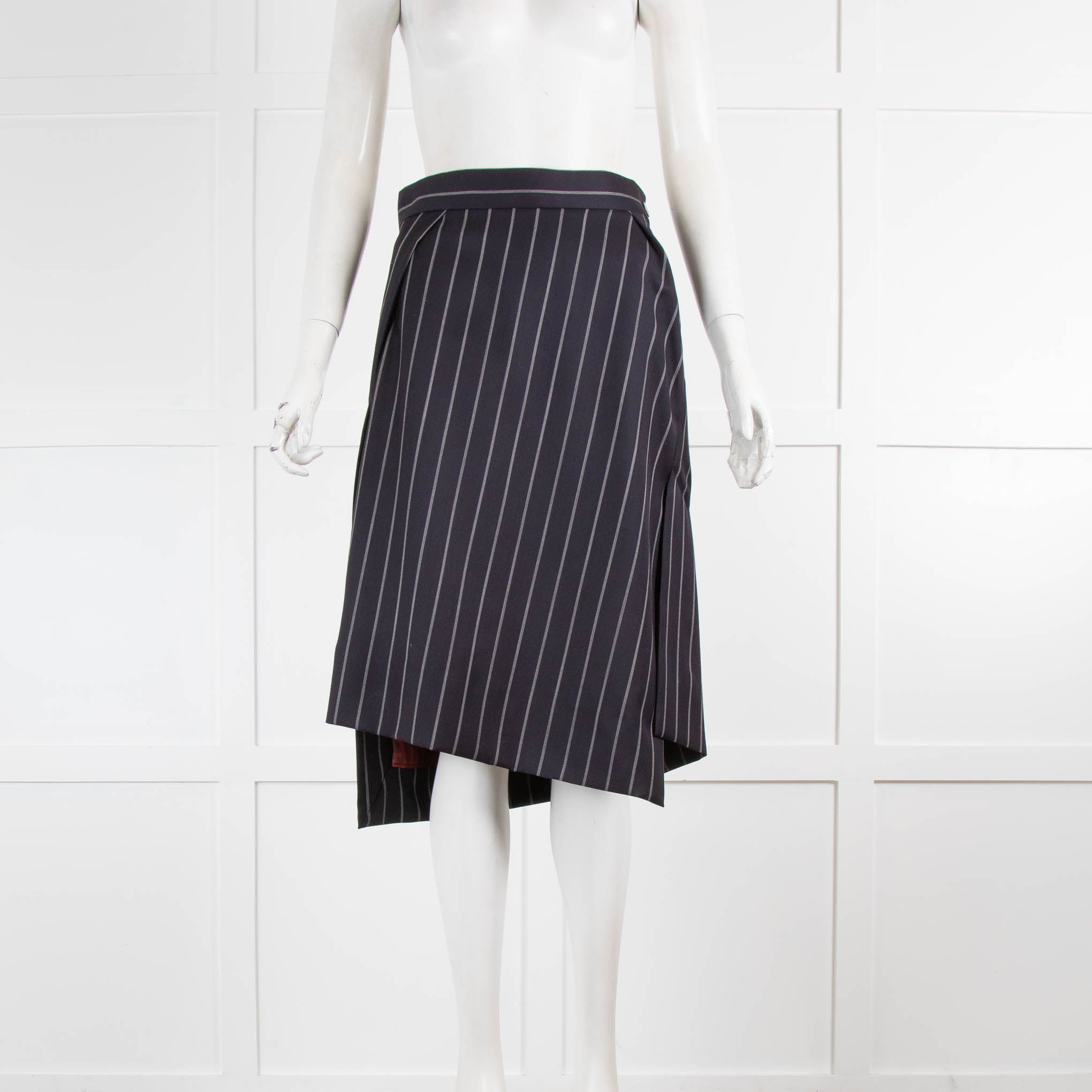 最旬トレンドパンツ Red Westwood Vivienne Label Skirt Stripe Pin Navy スカート