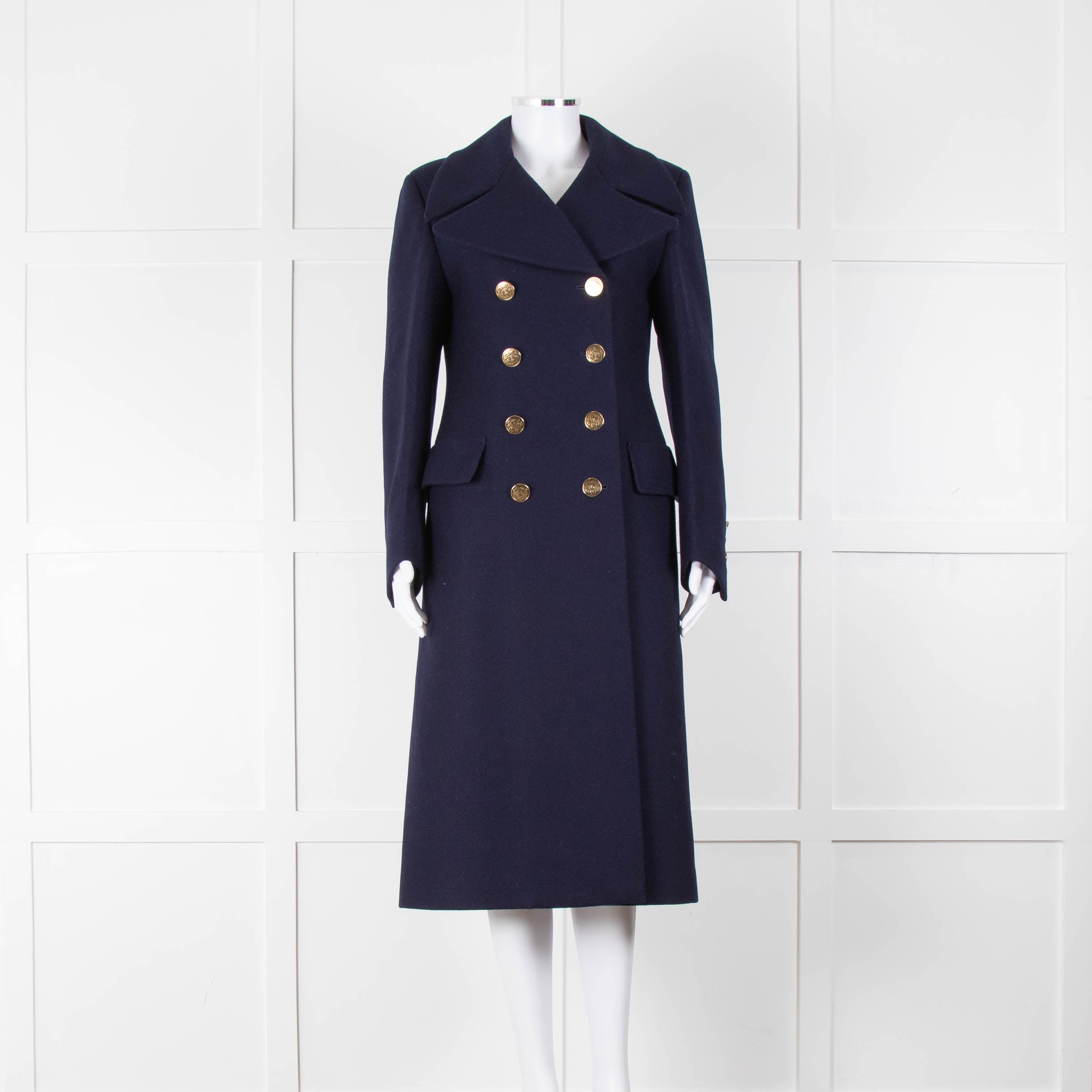 Navy Army Woven Top main image 0