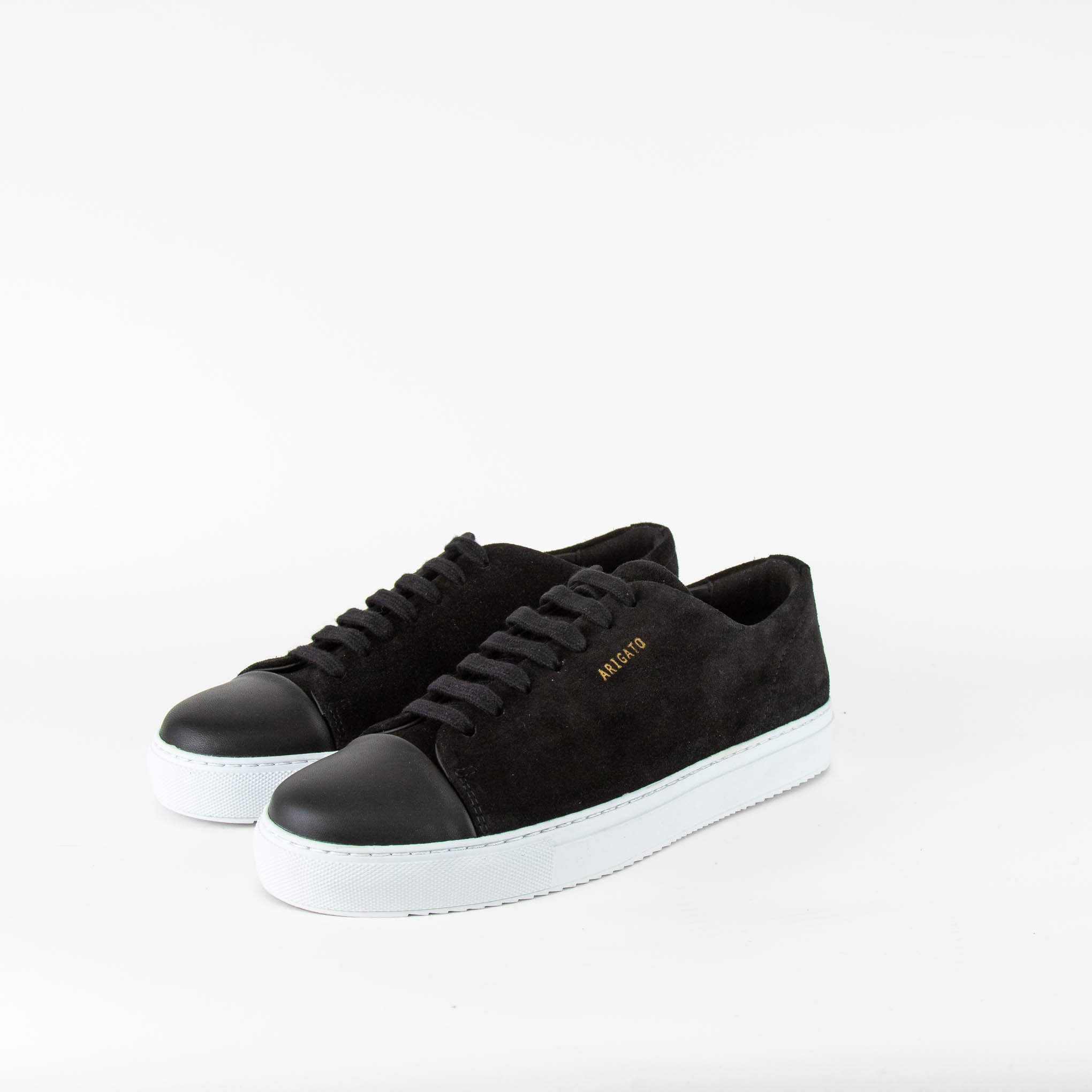 Axel Arigato Cap Toe Black Suede Trainers