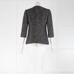 Givenchy Black Cream Tweed Short Jacket