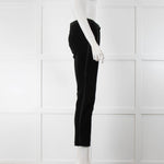 Isabel Marant Black Suit Trousers With Contrast Black Side Stripe