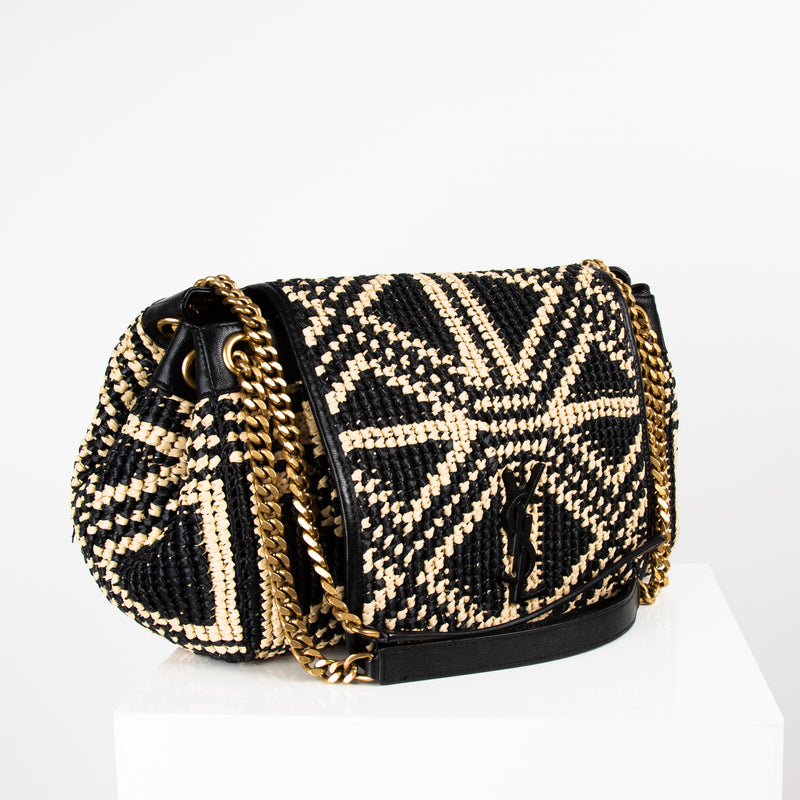 Yves Saint Laurent Raffia Shoulder Bag