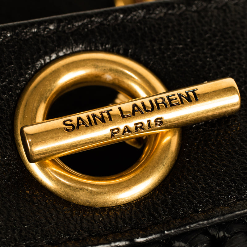 Yves Saint Laurent Raffia Shoulder Bag