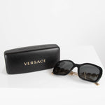 Versace Gold Disk Detail Sunglasses