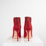 Jimmy Choo Red Cut-out Pointed Heels