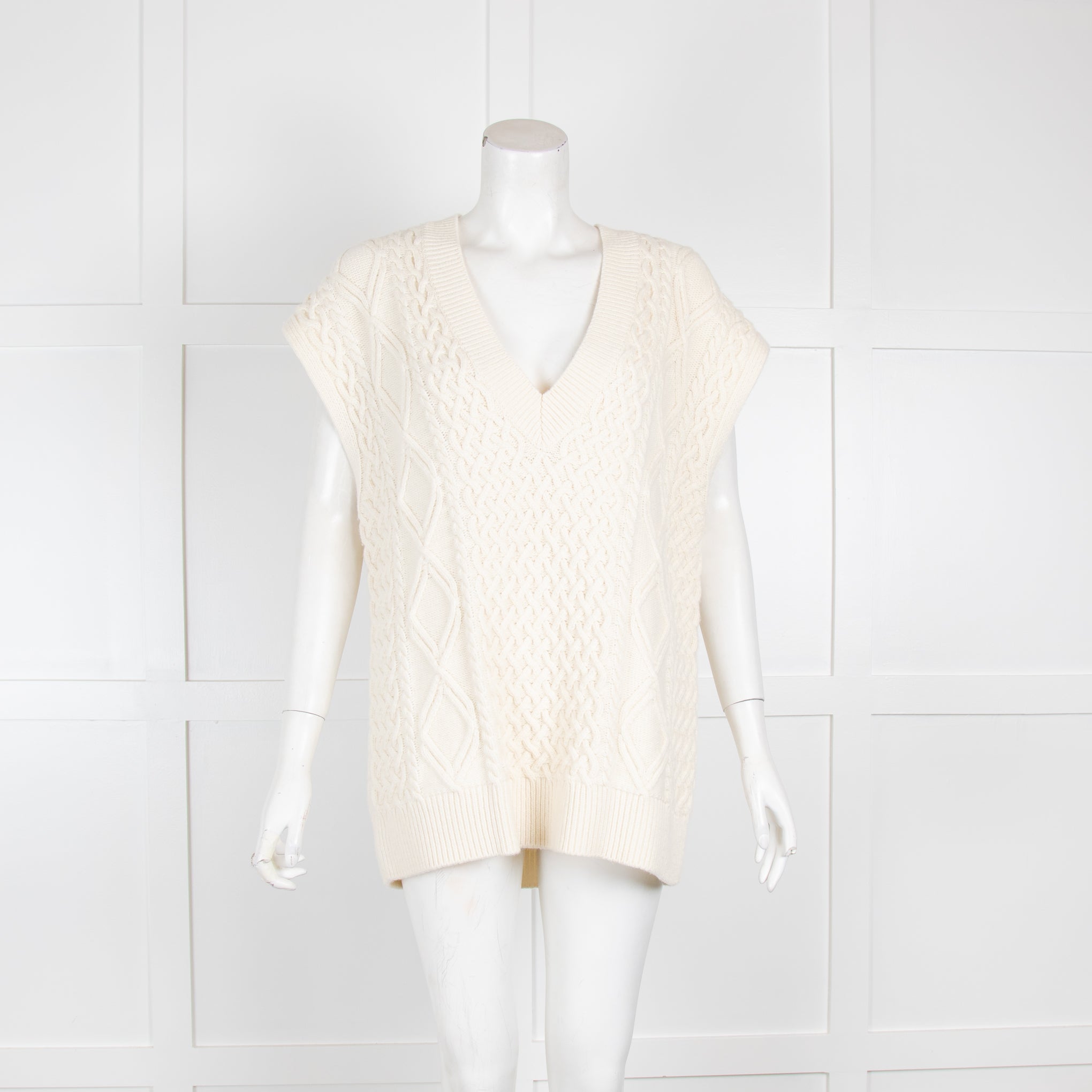 Frankie Shop Cream Cable Knit Vest – Phoenix Style