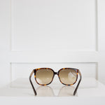 Jimmy Chool Tortoishell Sunglasses with Sparkle Arms