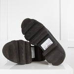Ganni Black Patent Mock Croc Chunky Loafers