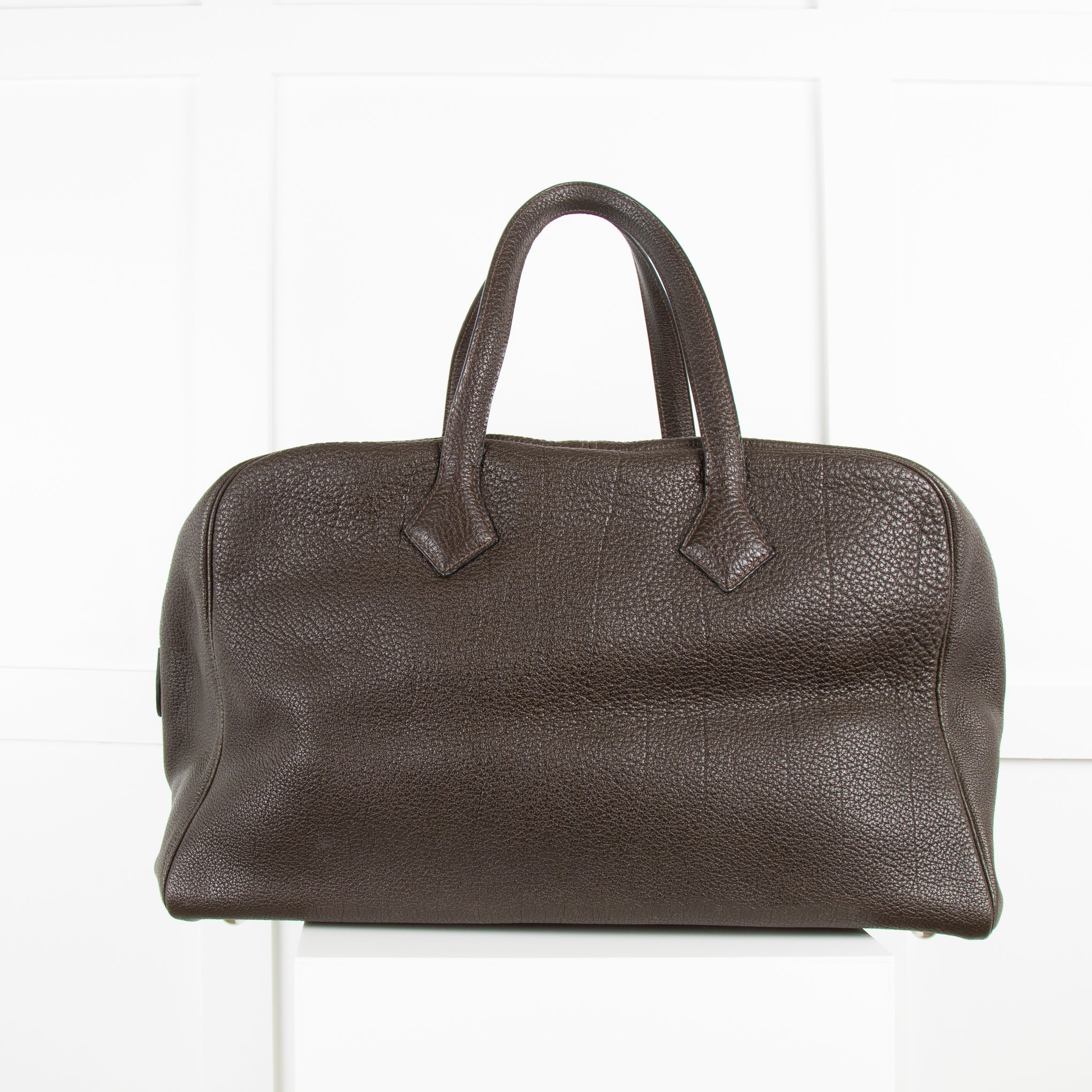 Hermes Brown 40 Fjord Leather Victoria Bag – Phoenix Style