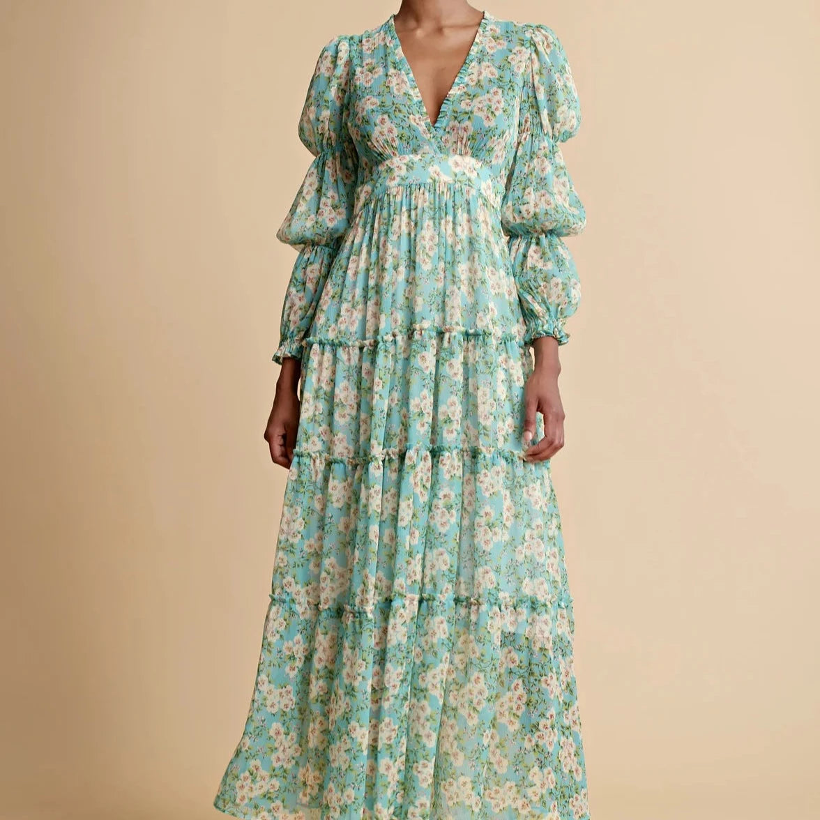 Alexis margeaux hotsell floral maxi dress
