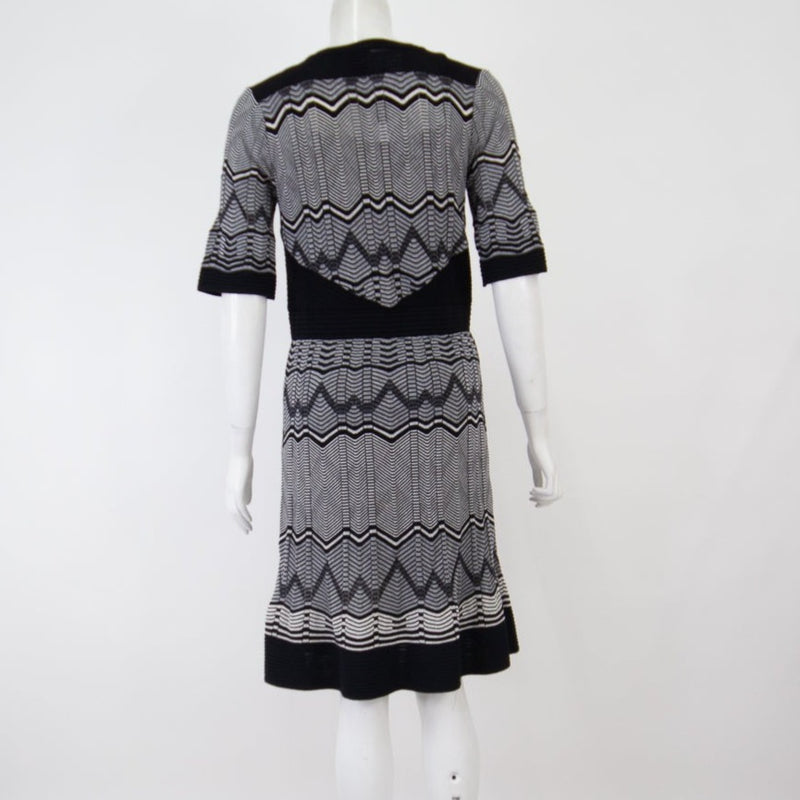 Missoni Dress Black and White Knitted Dress