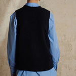 Soeur 'Namaste' Knitted Vest in Blue