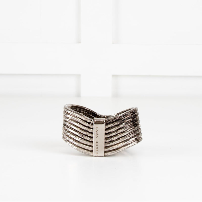 Lara Bohnic Silver Snake Chain Bracelet