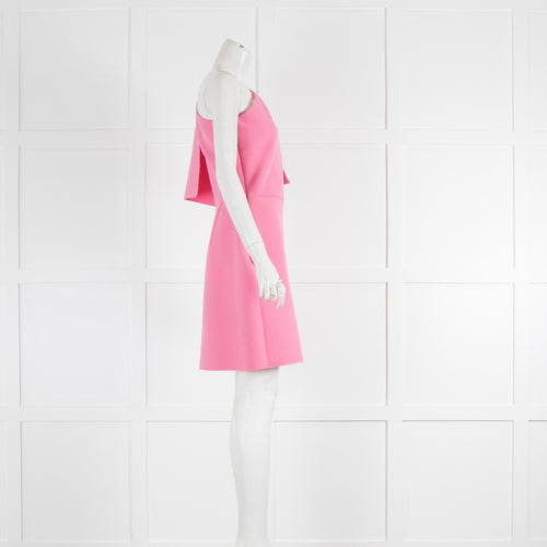 MSGM Pink One Sleeve Mini Dress