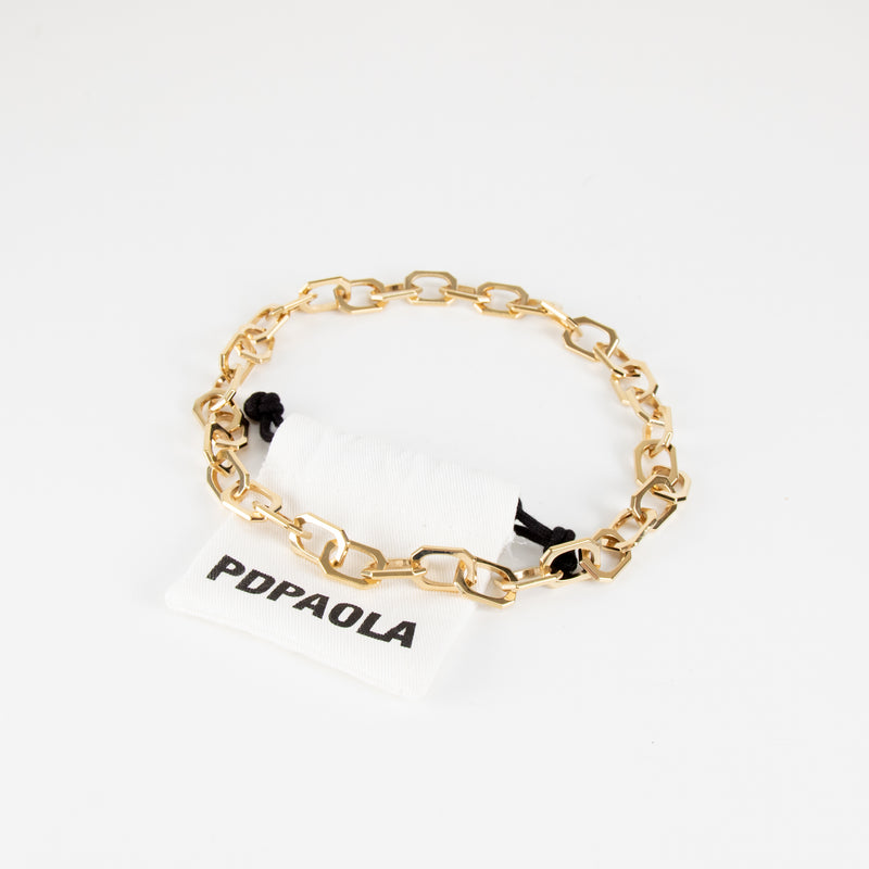 PDPAOLA 18k Gold Plated Link Chain Necklace