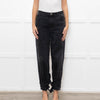 Pinko Black Distressed Denim Tie-Up Detail Jeans