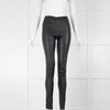 Max & Moi Paris Black Lambskin Leggings