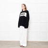 Bella Freud 1970 Black Chunky Knit Jumper