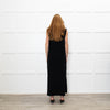 Me + Em Black Knitted Midi Dress with Detachable Neck