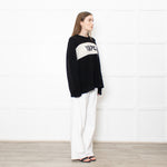 Bella Freud 1970 Black Chunky Knit Jumper