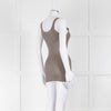 Rosemunde Brown Ribbed Lace Vest
