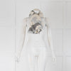 Brodie Cashmere Grey and Cream Multicoloured Scarf