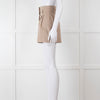 Alaia Beige High Waisted Shorts