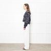 Rotate by Birger Christensen Black Loose Knit Metallic Jumper with Sequins