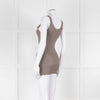 Rosemunde Brown Ribbed Lace Vest