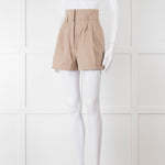 Alaia Beige High Waisted Shorts