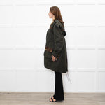 Barbour Green Waxed Lightweight Taylor Coat
